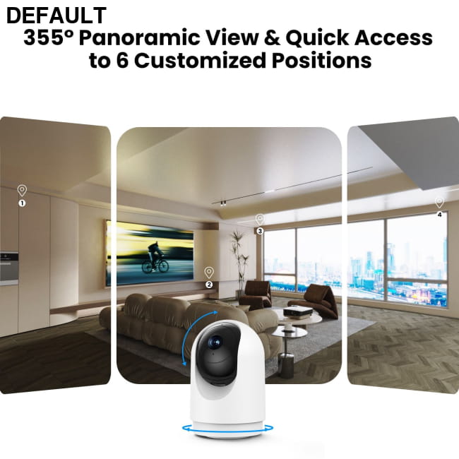 Smart 3K 5MP Indoor Security Camera Dual-Band 2.4G/5G WiFi Home Best Selling Products