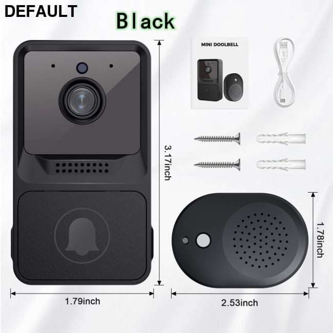 Smart Home Video Intercom WIFI Infrared Night Vision China / Z20 black Security & Garden