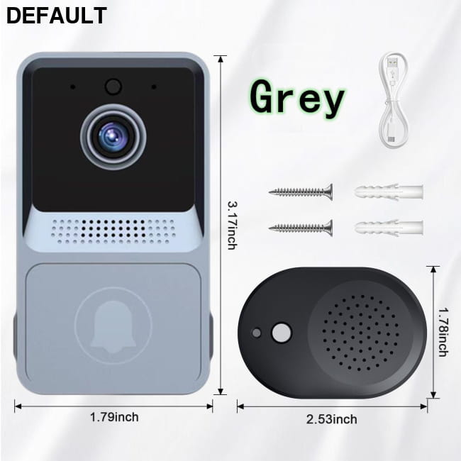 Smart Home Video Intercom WIFI Infrared Night Vision China / Z20 Grey Security & Garden