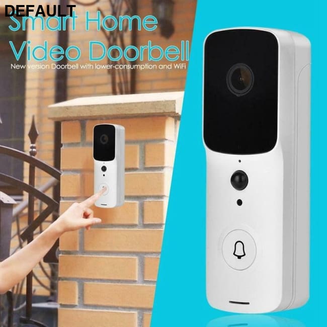 Smart WiFi Video Doorbell Camera Silver Home Security Surveillance Cameras