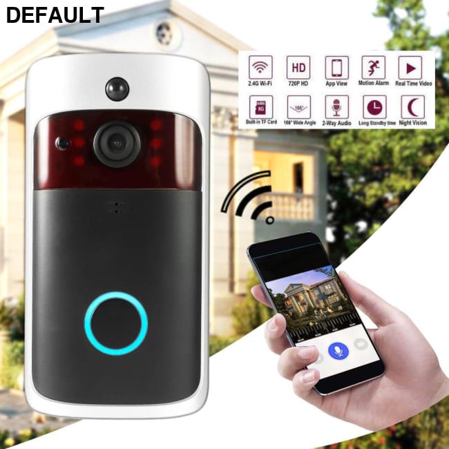 Smart Wireless WiFi Security DoorBell Visual Recording Consumption Remote Home Monitoring Night Vision Video Door Phone