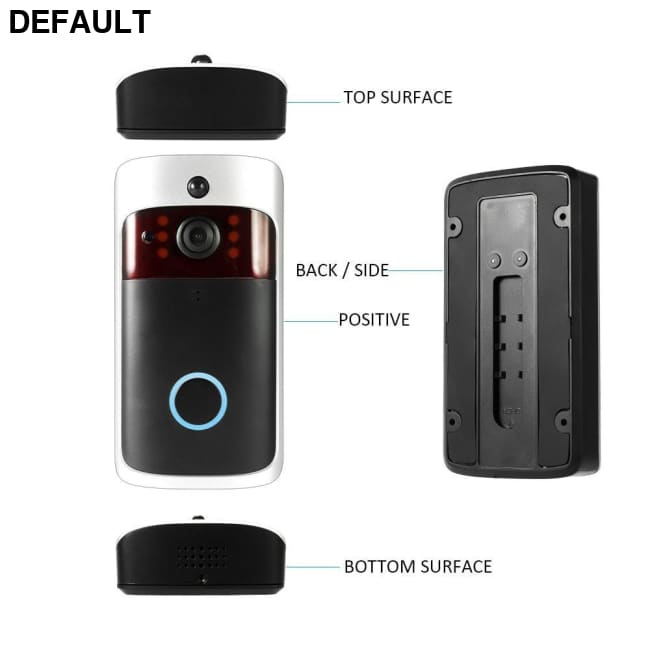 Smart Wireless WiFi Security DoorBell Visual Recording Consumption Remote Home Monitoring Night Vision Video Door Phone