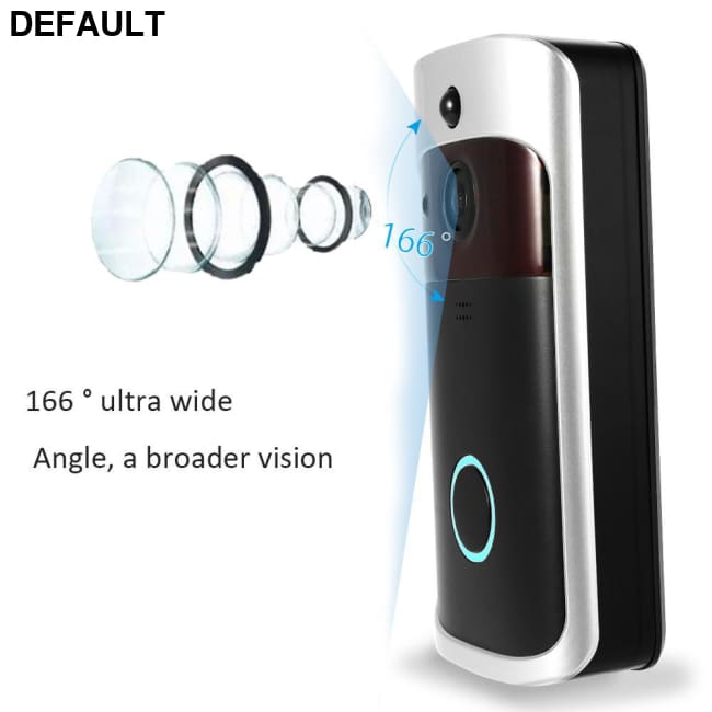 Smart Wireless WiFi Security DoorBell Visual Recording Consumption Remote Home Monitoring Night Vision Video Door Phone
