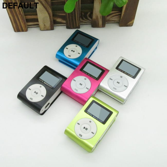 Sport MP3 Player with LCD Screen Metal Mini Clip Music Black MP3/MP4/MP5 Players Mobile & Smart Phone Accessories
