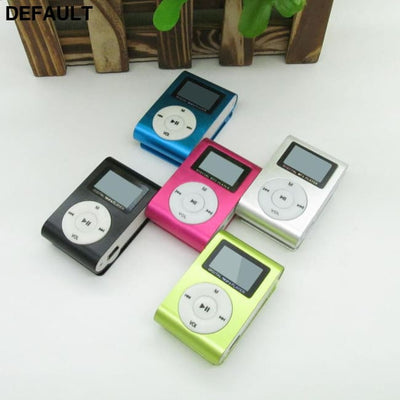 Sport MP3 Player with LCD Screen Metal Mini Clip Music Earphones USB Cable Micro TF/SD Card Slot MP3/MP4/MP5 Players