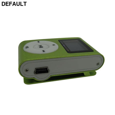 Sport MP3 Player with LCD Screen Metal Mini Clip Music Earphones USB Cable Micro TF/SD Card Slot MP3/MP4/MP5 Players