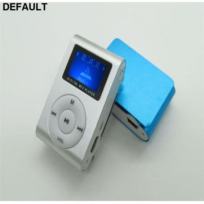 Sport MP3 Player with LCD Screen Metal Mini Clip Music Earphones USB Cable Micro TF/SD Card Slot MP3/MP4/MP5 Players
