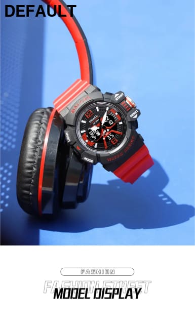 Sport Watch Men SMAEL 50M Waterproof Wristwatches Dual Time Display Multi-function Sports Clocks 8065 Mens Watches