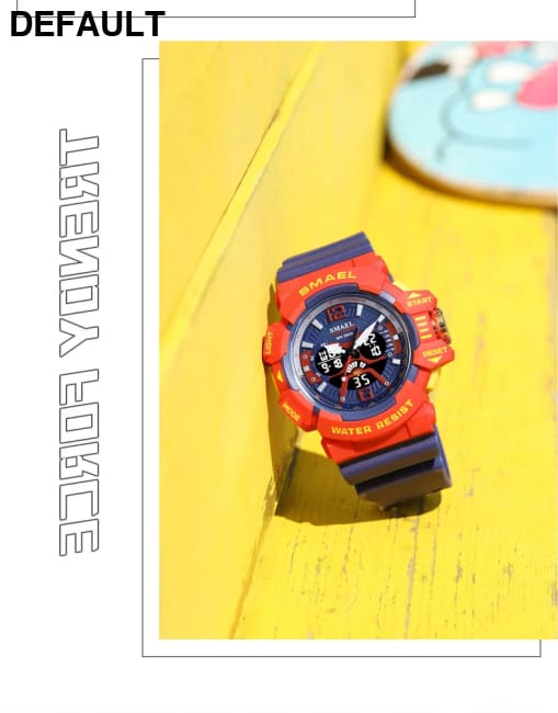 Sport Watch Men SMAEL 50M Waterproof Wristwatches Dual Time Display Multi-function Sports Clocks 8065 Mens Watches