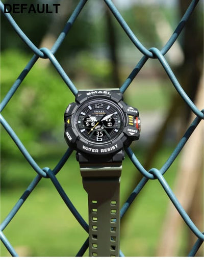 Sport Watch Men SMAEL 50M Waterproof Wristwatches Dual Time Display Multi-function Sports Clocks 8065 Mens Watches