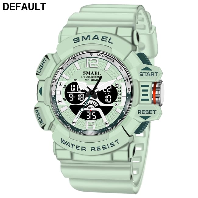 Sport Watch Men SMAEL 50M Waterproof Wristwatches Dual Time Display Multi-function Sports Clocks 8065 Mens Watches