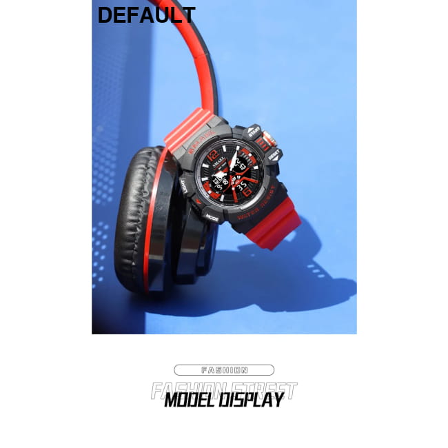 Sport Watch Men SMAEL 50M Waterproof Wristwatches Dual Time Watches