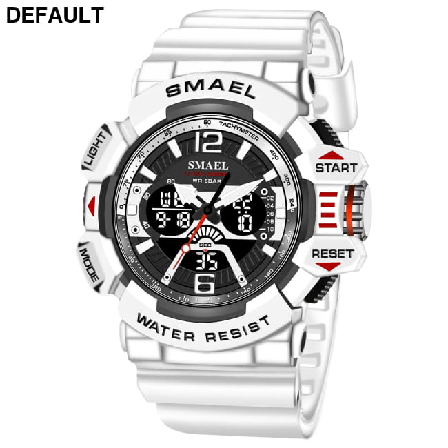 Sport Watch Men SMAEL 50M Waterproof Wristwatches Dual Time Watches