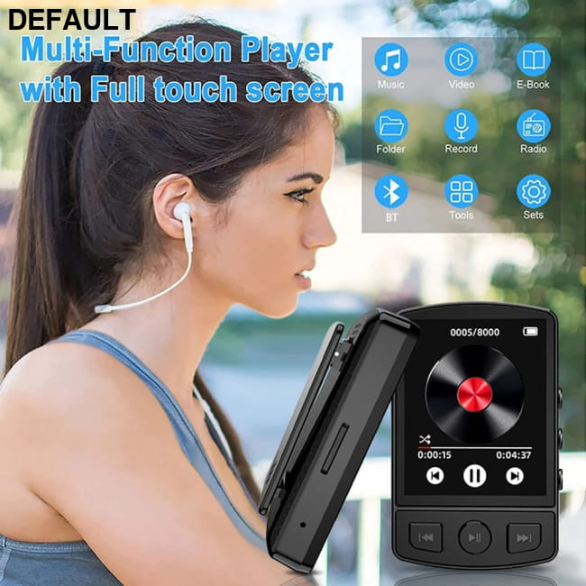 Sports Back Splint MP3MP4 Recording 18-inch Large Screen MP3/MP4/MP5 Players Audio & Recorders
