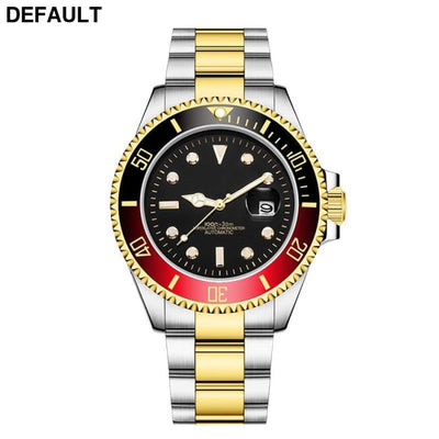 Stainless Steel Band Men’s Mechanical Watch Gradual Gold Colorful Black Men Quartz Watches Best Selling Products