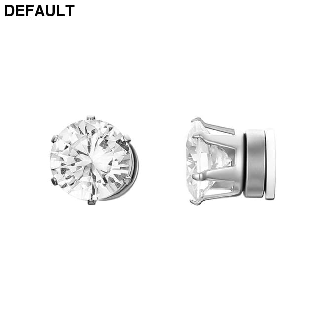 Stainless Steel Stud Earrings For Men Women Unisex 7mm / Silver