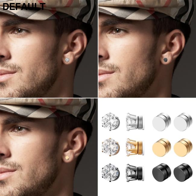 Stainless Steel Stud Earrings For Men Women Unisex