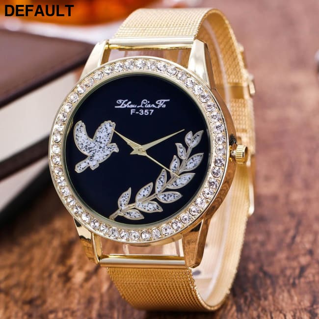 Stainless Steel Watch Black Women Watches