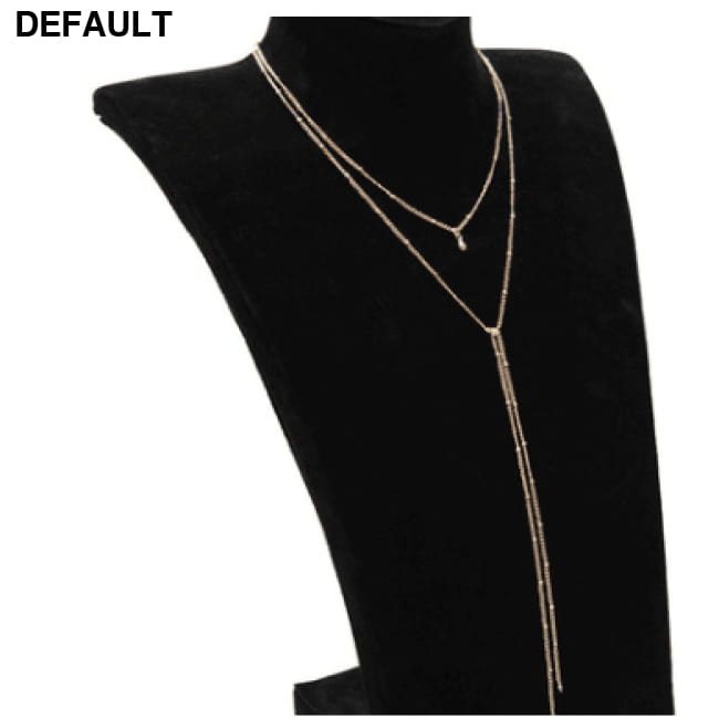Stardust Multilayer Lariat Necklace Gold Sterling Silver Necklaces