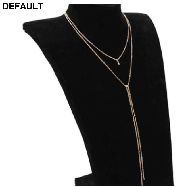 Stardust Multilayer Lariat Necklace Gold Sterling Silver Necklaces