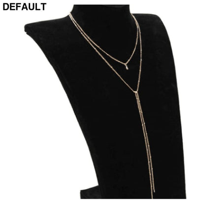 Stardust Multilayer Lariat Necklace Gold Sterling Silver Necklaces