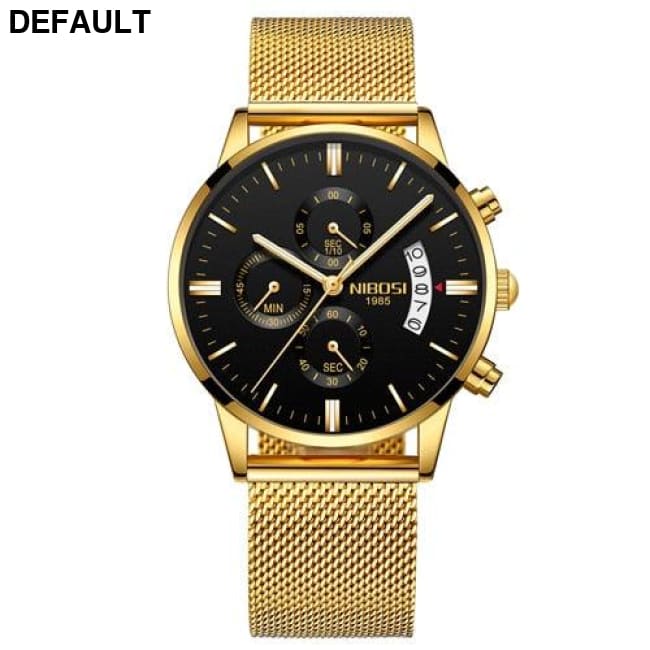 Steel Chrono Watch Men Sport Watches