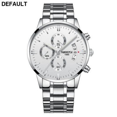 Steel Chrono Watch Men Sport Watches