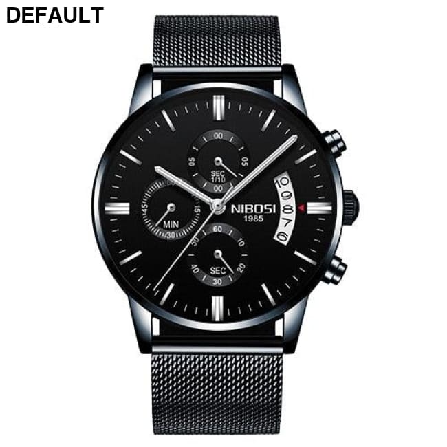 Steel Chrono Watch Men Sport Watches