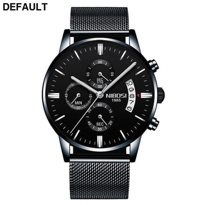 Steel Chrono Watch Men Sport Watches