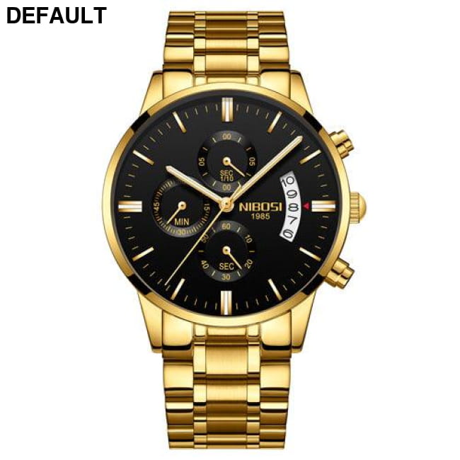 Steel Chrono Watch Men Sport Watches