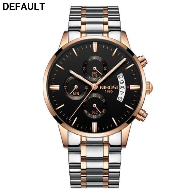 Steel Chrono Watch Men Sport Watches