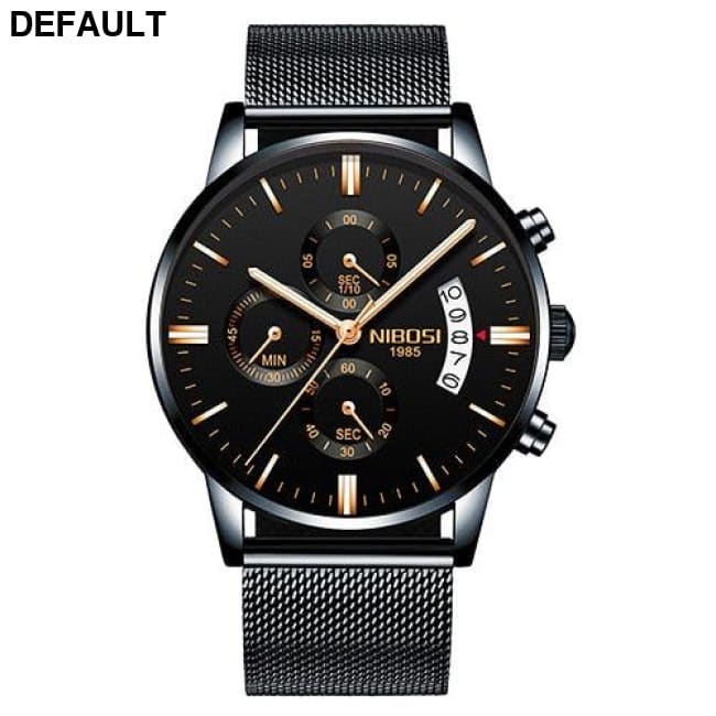 Steel Chrono Watch Men Sport Watches
