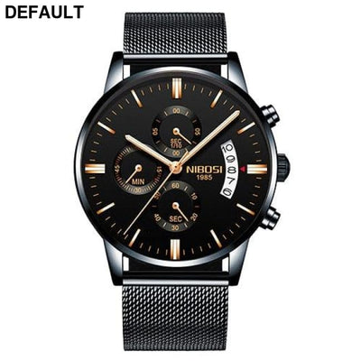 Steel Chrono Watch Men Sport Watches