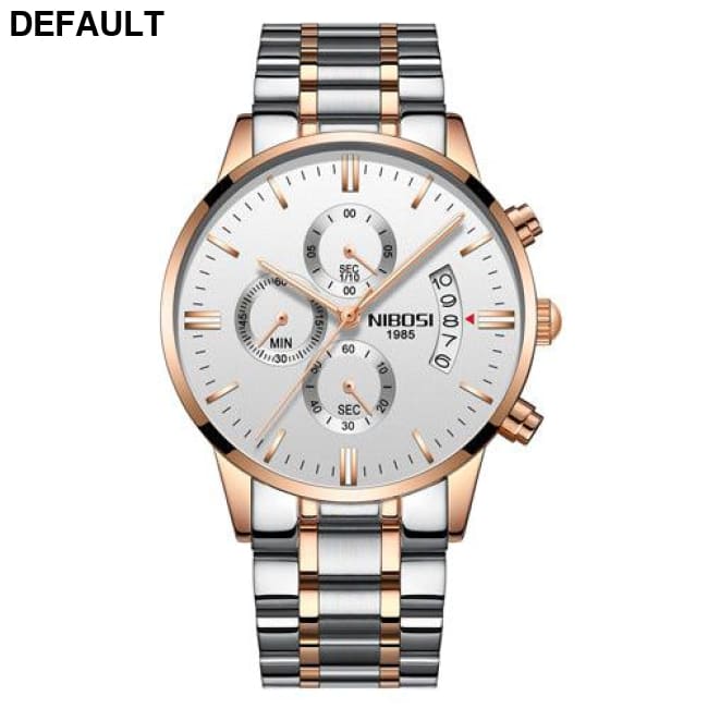Steel Chrono Watch Men Sport Watches