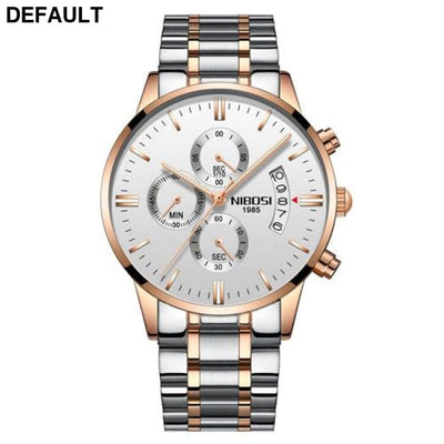 Steel Chrono Watch Men Sport Watches