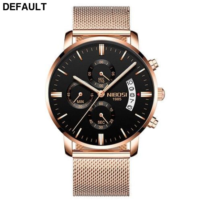 Steel Chrono Watch Men Sport Watches