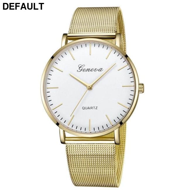 Steel Mesh Quartz D Women Watches