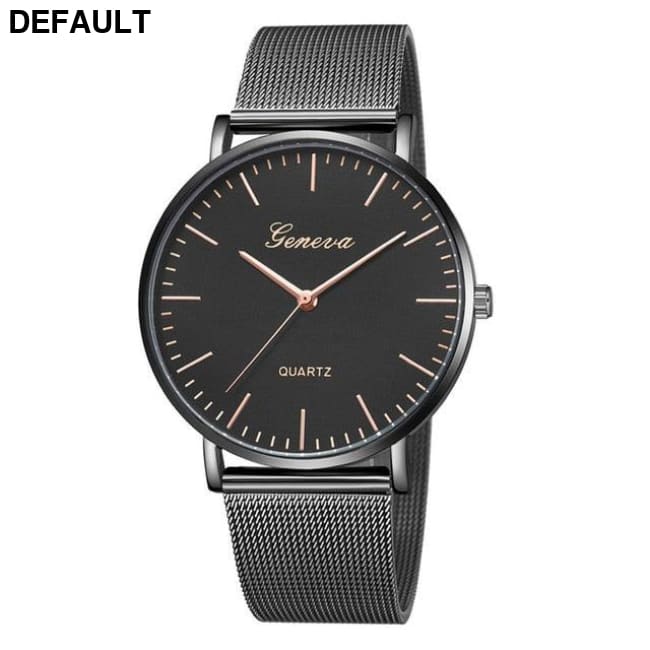 Steel Mesh Quartz J Women Watches