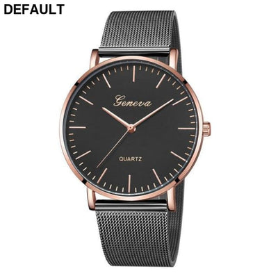 Steel Mesh Quartz K Women Watches