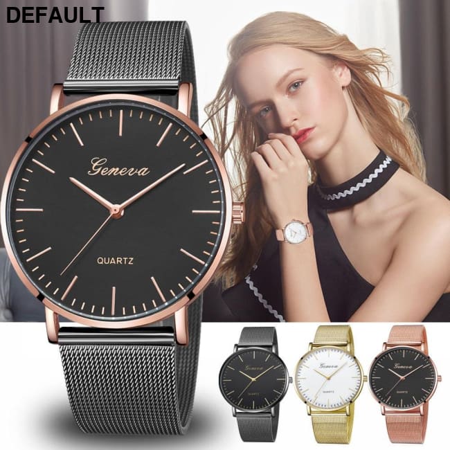 Steel Mesh Quartz Women Watches