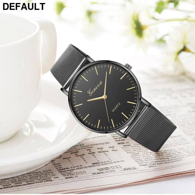Steel Mesh Quartz Women Watches