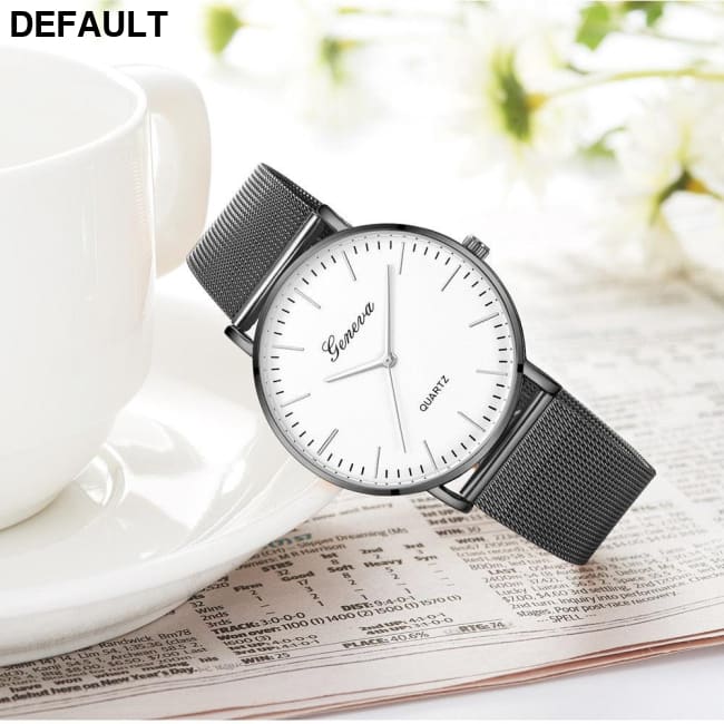 Steel Mesh Quartz Women Watches
