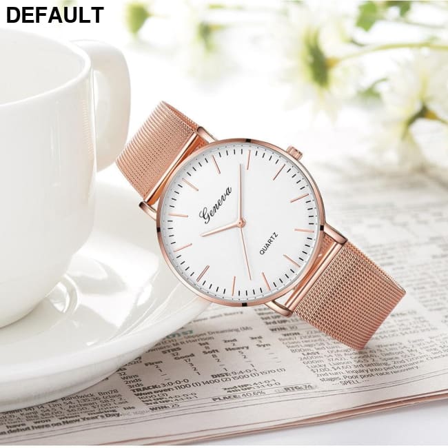 Steel Mesh Quartz Women Watches