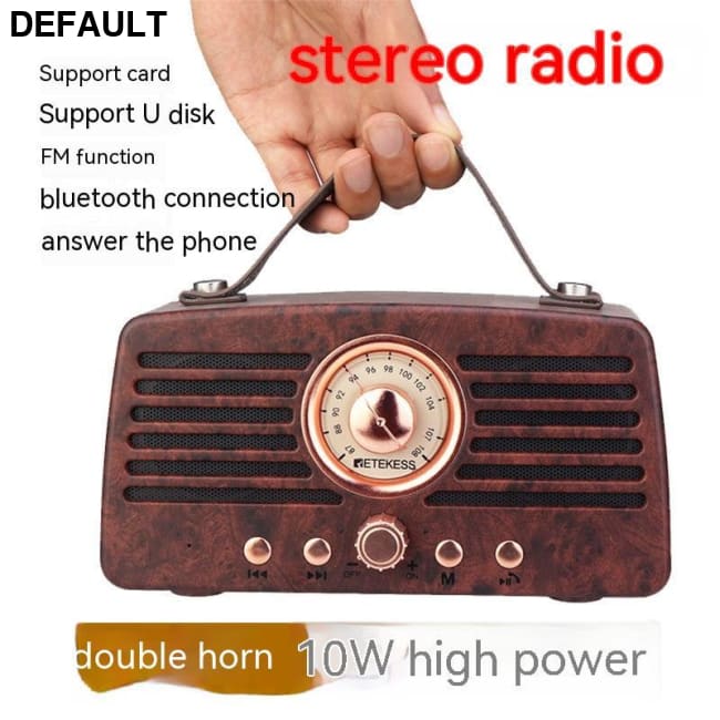 Stereo Dual Channel Radio For The Elderly Rechargeable And Portable Sound Radios Best Selling Products