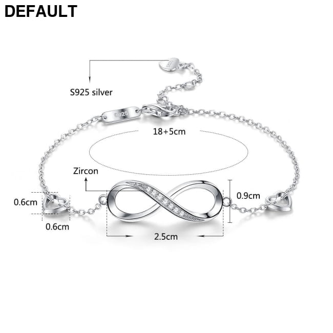 Sterling Silver 8 Bracelet Female Jewelry Women Bracelets Best Selling Products