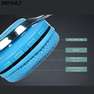 STN-18 Glowing Wireless Bluetooth Headphone Portable Headset Stereo Heavy Bass Earbuds LED Mic TF FM Headphones Headsets