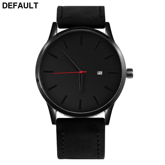Stylish Leather Men’s Watches black Men Quartz Best Selling Products