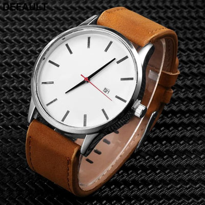 Stylish Leather Men’s Watches Men Quartz Best Selling Products