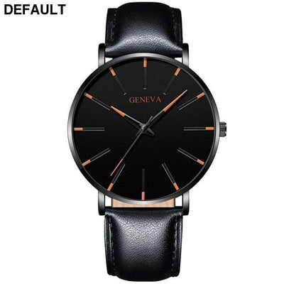 Stylish Men’s Watches L Black Orange Men Quartz Best Selling Products