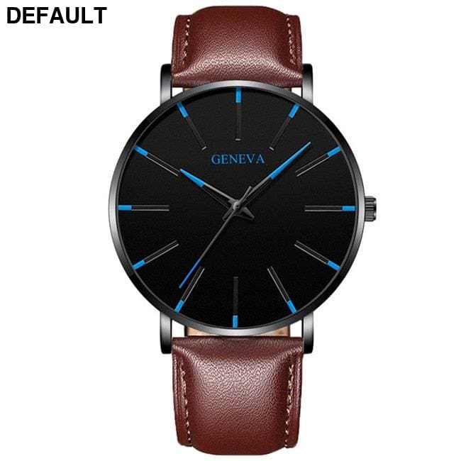 Stylish Men’s Watches L Brown Blue Men Quartz Best Selling Products